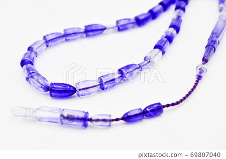 Blue beads sequenced, short rosary, tespih tesbih Blue beads sequenced, short rosary, tespih tesbih 69807040