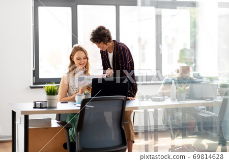 business team or startuppers working at office business team or startuppers working at office 69814628