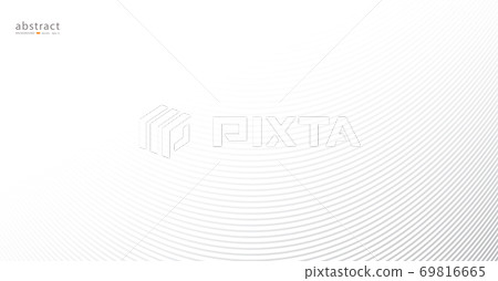 Wave Stripe Background - simple texture for your design. Abstract line background, EPS10 vector. A completely new design for your business. 69816665