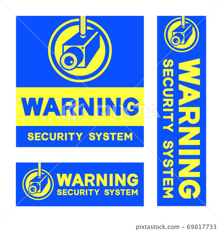 Variations of security / security stickers - Stock Illustration ...