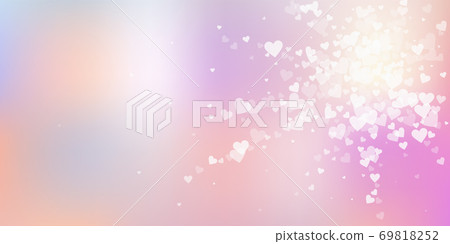 White heart love confettis. Valentine's day explos White heart love confettis. Valentine's day explos 69818252