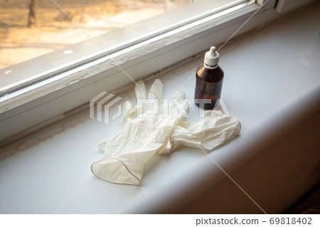 Means of protection against virus infection. Hand disinfection. Means of protection against virus infection. Hand disinfection. 69818402