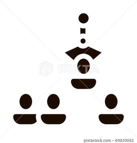 Human Silhouettes Team Working Job Hunting Vector Human Silhouettes Team Working Job Hunting Vector 69820082