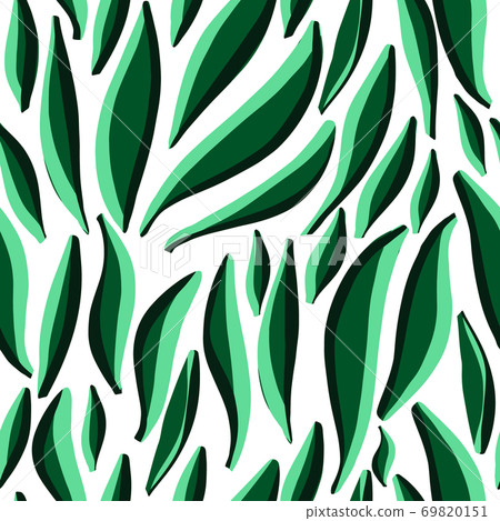 Seamless background pattern with green leaves Seamless background pattern with green leaves 69820151