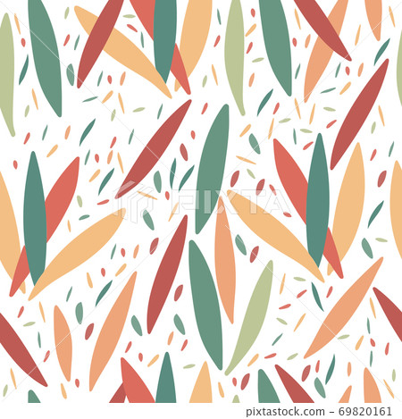 Seamless vector pattern with colourful lines 69820161