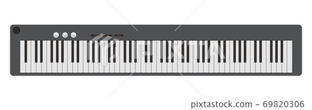 isolated digital piano 69820306