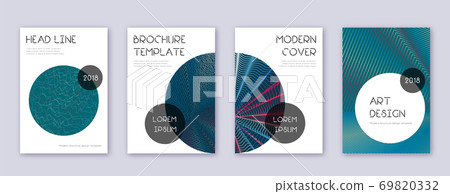 Trendy brochure design template set. Red abstract Trendy brochure design template set. Red abstract 69820332
