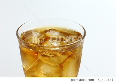 Iced tea white background 69820521