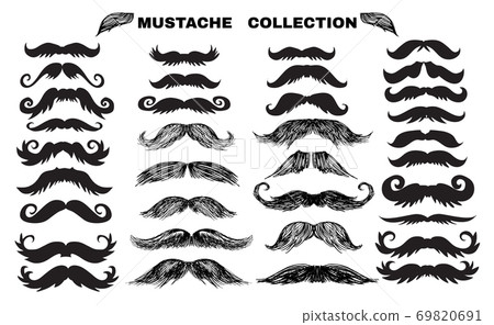 Mustache collection 3 69820691