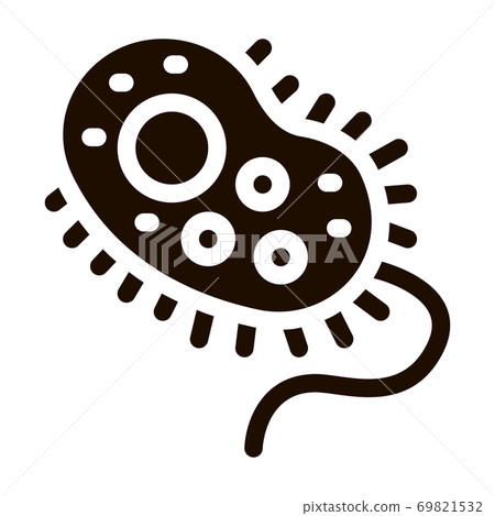 Dangerous Bacillus Bacteria Vector Icon Dangerous Bacillus Bacteria Vector Icon 69821532