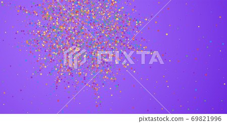 Festive confetti. Celebration stars. Joyous confet Festive confetti. Celebration stars. Joyous confet 69821996