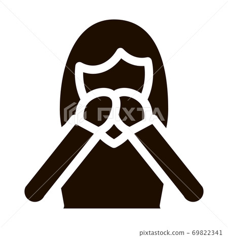 Nausea Symptomp Of Pregnancy Vector Icon 69822341
