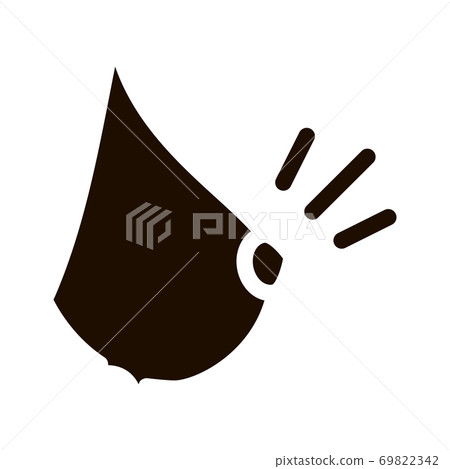 Sensitive Breast Symptomp Of Pregnancy glyph icon Sensitive Breast Symptomp Of Pregnancy glyph icon 69822342