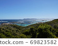 A beautiful white sandy beach surrounded by rocks Green Pool 400km south of Perth, Western Australia 69823582