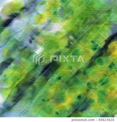 Tie dyed pattern on cotton fabric for background. Tie dyed pattern on cotton fabric for background. 69823628