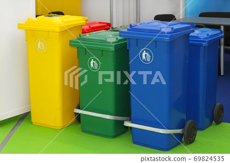 Recycling bins Recycling bins 69824535