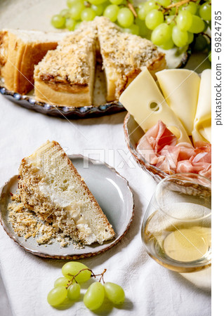 Appetizers with sicilian focaccia Appetizers with sicilian focaccia 69824785