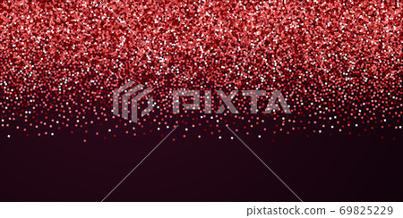 Red gold glitter luxury sparkling confetti. Scatte Red gold glitter luxury sparkling confetti. Scatte 69825229