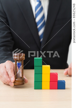 Hourglass and graph Hourglass and graph 69825248