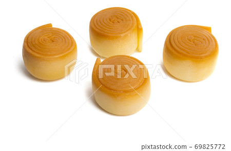 smoked cheese isolated smoked cheese isolated 69825772