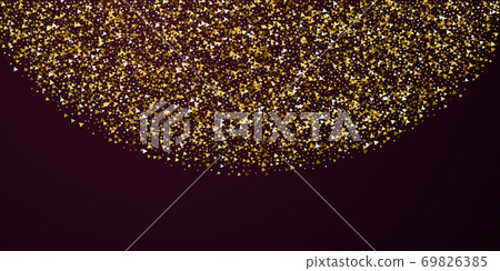 Gold triangles luxury sparkling confetti. Scattere Gold triangles luxury sparkling confetti. Scattere 69826385