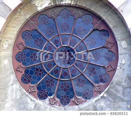 Stained glass window Stained glass window 69826511