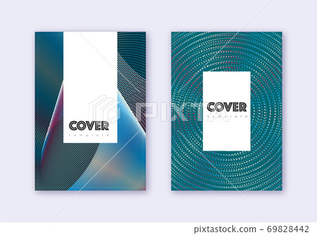 Hipster cover design template set. Red white blue Hipster cover design template set. Red white blue 69828442
