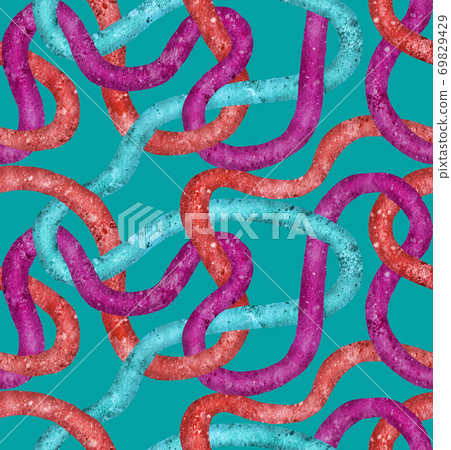 Geometric seamless pattern - Stock Illustration [69829429] - PIXTA