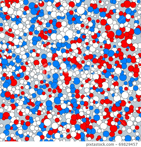 Red and blue atome particles chaotic background. Vector abstract illustration Red and blue atome particles chaotic background. Vector abstract illustration 69829457
