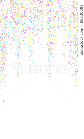 Festive graceful confetti. Celebration stars. Colo Festive graceful confetti. Celebration stars. Colo 69830083