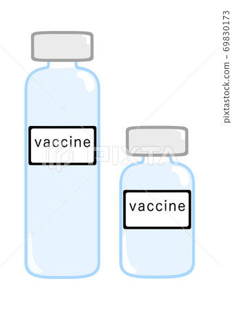 Two bottles containing vaccines, vials Two bottles containing vaccines, vials 69830173