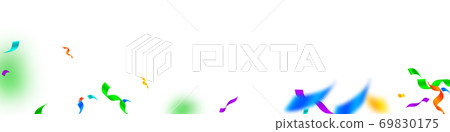 Streamers and confetti. Festive streamers tinsel a Streamers and confetti. Festive streamers tinsel a 69830175
