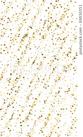 Gold triangles luxury sparkling confetti. Scattere Gold triangles luxury sparkling confetti. Scattere 69830351