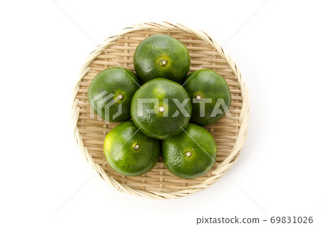 藍色切割溫州桔子 69831026