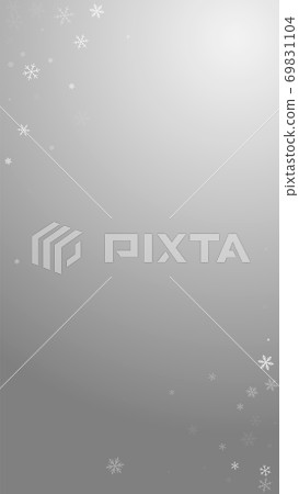 Sparse snowfall Christmas background. Subtle flyin Sparse snowfall Christmas background. Subtle flyin 69831104