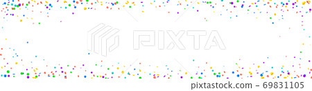 Festive magnificent confetti. Celebration stars. B 69831105
