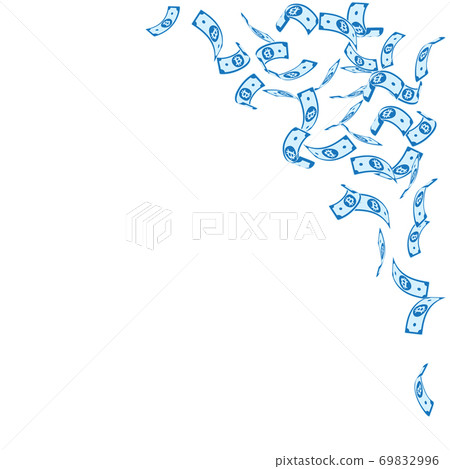 Bitcoin, internet currency notes falling. Sparse B Bitcoin, internet currency notes falling. Sparse B 69832996