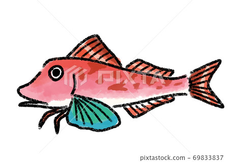 流浪漢流浪漢魚刷手繪 69833837