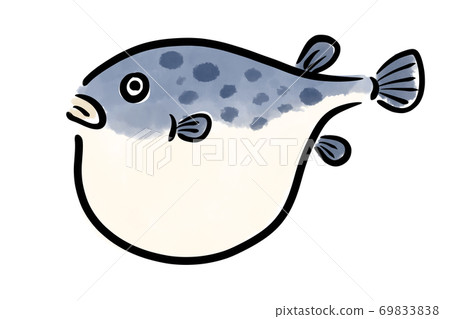 Fugu Fugu Kawabuta魚刷手繪 69833838