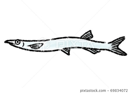 白魚白羅魚手繪 白魚白羅魚手繪 69834072