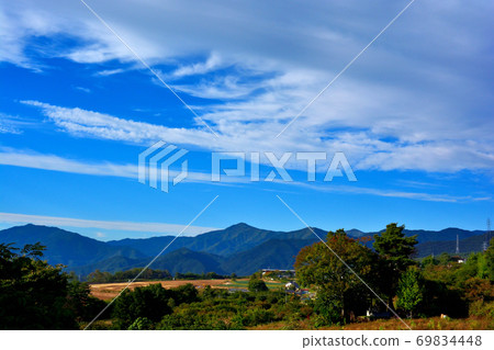 長野縣Prefecture平市上田市的鳥瞰圖 長野縣Prefecture平市上田市的鳥瞰圖 69834448