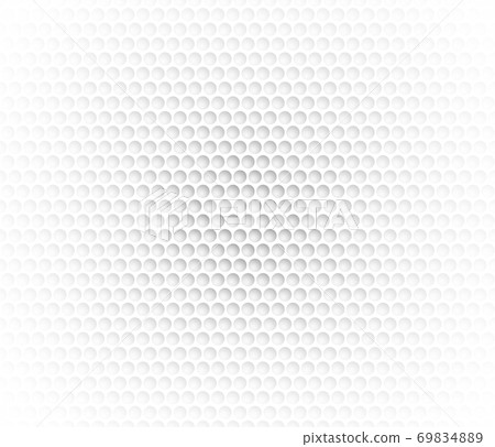 White abstract background with metal background. Grid of round cells. Background with 3D effect 69834889