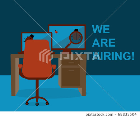 We are hiring for software tester vector 69835504