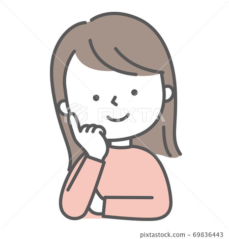 A woman thinking 69836443