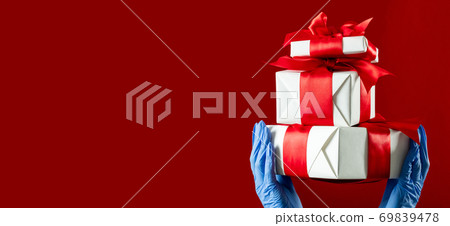 christmas gifts covid-19 protection greeting boxes 69839478