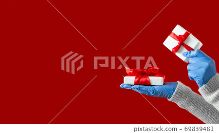 christmas gifts covid-19 protection safety 69839481