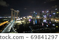 Night view of Marina Bay 69841297