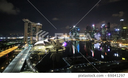 濱海灣夜景 濱海灣夜景 69841297