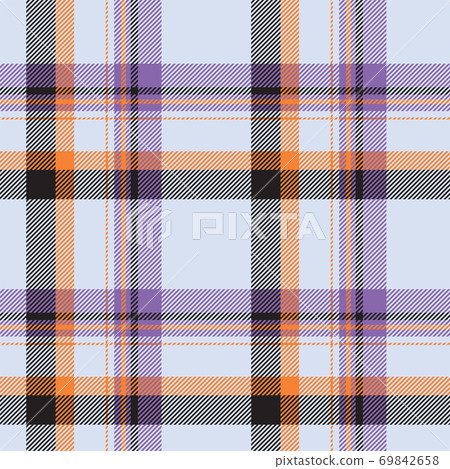 Tartan scotland seamless plaid pattern vector. Retro background fabric. Vintage check color square geometric texture. 69842658