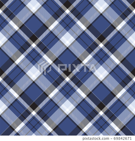 Tartan scotland seamless plaid pattern vector. Retro background fabric. Vintage check color square geometric texture. 69842671